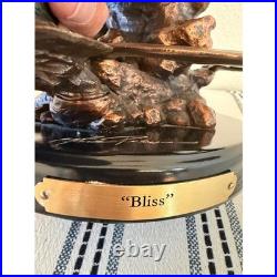 Marc Pierce Big Sky Carvers MP Fly Fisherman Bliss Sculpture 2011 Signed