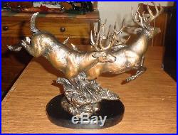 Marc Pierce Bronze Sculpture Living Large Deer Big Sky Carvers Not Displayed MIB