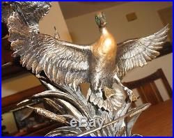 Marc Pierce Bronze Sculpture Piling In Big Sky Carvers Ducks Not Displayed MIB