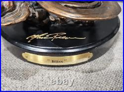 Marc Pierce MP Fly Fisherman Bliss Sculpture Bronze Appearance Heavy