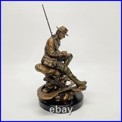 Marc Pierce Signature Collection Big Sky Carvers Bliss Fly Fishing Figurine