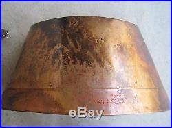 Mark Pierce Big Sky Carvers Copper SCULPTURAL Lamp SWIMMING TROUT NIB! -RUSTIC