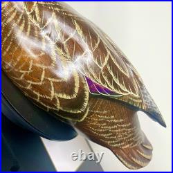 Master's Edition Big Sky Carvers Wooden Hand Carved Duck Decoy Limited #562/1250