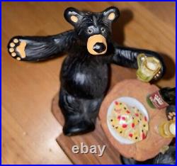 Micro Bruin Country Rustic Jeff Fleming Big Sky Carvers Figurine Man Cave Bears