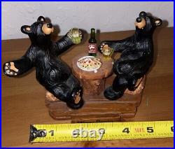 Micro Bruin Country Rustic Jeff Fleming Big Sky Carvers Figurine Man Cave Bears