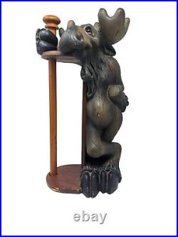 Moose Paper Towel Holder Big Sky Carvers Bearfoots Mountain Mooses by Phyllis Dr