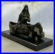 NEW-BIG-SKY-CARVERS-BRONZE-SCULPTURE-ORIGINAL-MILO-CANOE-TRIP-BEAR-BEARS-CUB-Art-01-iy