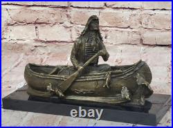 NEW BIG SKY CARVERS BRONZE SCULPTURE ORIGINAL MILO CANOE TRIP BEAR BEARS CUB Art