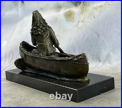 NEW BIG SKY CARVERS BRONZE SCULPTURE ORIGINAL MILO CANOE TRIP BEAR BEARS CUB Art