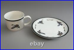 NEW Rare Big sky Carvers 16 Pc Dishes Stoneware Duck Flyway Design Phillip Crowe
