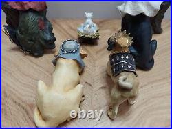 NIB Big Sky Carvers Canine Dogtivity Dog Nativity 9 Piece Set I in Original Box