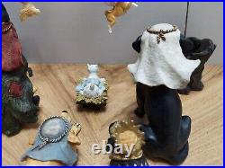 NIB Big Sky Carvers Canine Dogtivity Dog Nativity 9 Piece Set I in Original Box