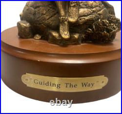 Native American Indian Guiding The Way Big Sky Carvers Sculpture Mother & Baby