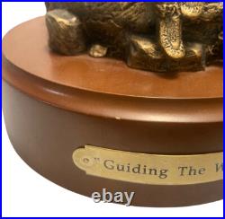 Native American Indian Guiding The Way Big Sky Carvers Sculpture Mother & Baby