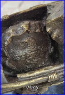 New Big Sky Carvers Bronze Sculpture Original Milo Canoe Fine Art Figurine Gift