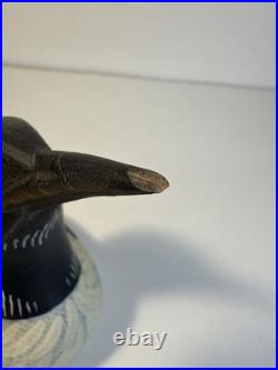Nice Wooden Hand Painted Common Loon Duck By Big Sky Carvers Signed
