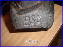 Original Signed BSC Big Sky Carvers 12 3/4 inches Tall Waving Black Bear EC