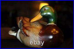 Original Vintage Big Sky Carvers John Gewerth Wooden Mallard Duck Decoy
