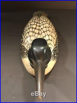 Orvis Big Sky Carvers Exclusive Edition Wooden Loon Duck Decoy Craig Fellows