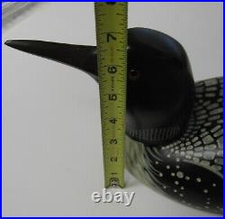 Orvis Decoys Exclusive Big Sky Hand Carvers/Painted Loon 16 Signed J. Oriet