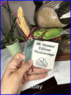 PRISTINE Big Sky Carvers Duck Decoy SWIMMING MALLARD Masters Edition +COA RARE