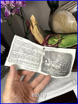 PRISTINE Big Sky Carvers Duck Decoy SWIMMING MALLARD Masters Edition +COA RARE