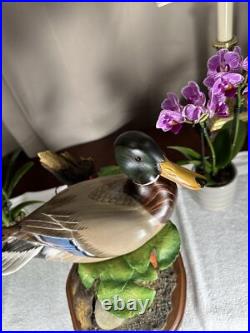 PRISTINE Big Sky Carvers Duck Decoy SWIMMING MALLARD Masters Edition +COA RARE