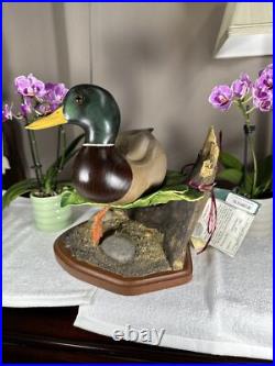 PRISTINE Big Sky Carvers Duck Decoy SWIMMING MALLARD Masters Edition +COA RARE