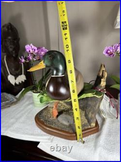 PRISTINE Big Sky Carvers Duck Decoy SWIMMING MALLARD Masters Edition +COA RARE