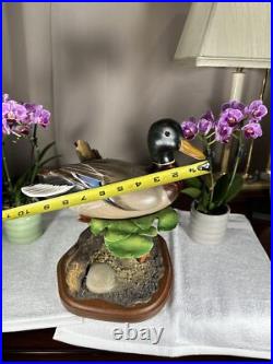 PRISTINE Big Sky Carvers Duck Decoy SWIMMING MALLARD Masters Edition +COA RARE