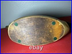 Parke Goodman Signed Antique Hand-Carved Wooden Duck Big Sky Carvers Montana