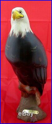 Patriotic Bald Eagle Big Sky Carvers Montana / Freedom's Apostle / N. R. A