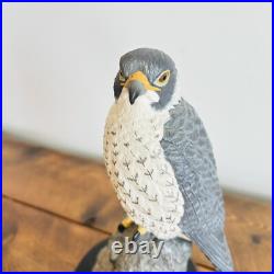 Peregrine Falcon Sculpture Robert Lawson Solitary Hunter Big Sky Carvers