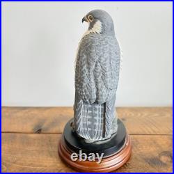 Peregrine Falcon Sculpture Robert Lawson Solitary Hunter Big Sky Carvers