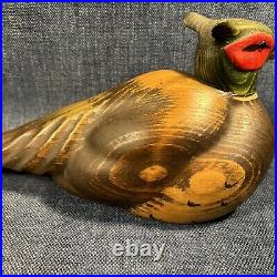 Pheasant Big Sky Carvers Kenny Durham #1731 Hand carved Painted wood 1999