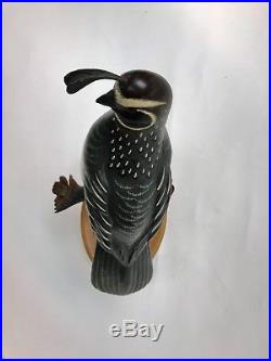 Quail Figurine by Big Sky Carvers, Master's Edition Woodcarving