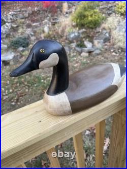 RARE 1980-85 Wood Big Sky Carver's Goose Duck Decoy R. Jong Boyds Collection