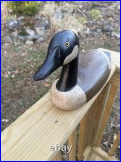 RARE 1980-85 Wood Big Sky Carver's Goose Duck Decoy R. Jong Boyds Collection
