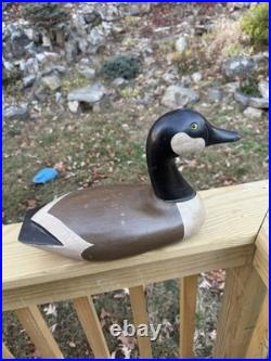 RARE 1980-85 Wood Big Sky Carver's Goose Duck Decoy R. Jong Boyds Collection