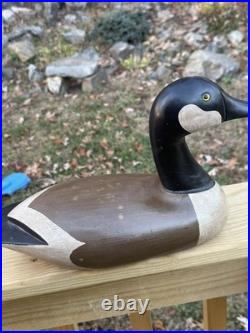 RARE 1980-85 Wood Big Sky Carver's Goose Duck Decoy R. Jong Boyds Collection
