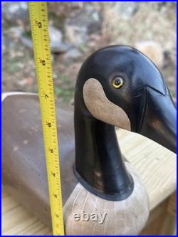 RARE 1980-85 Wood Big Sky Carver's Goose Duck Decoy R. Jong Boyds Collection