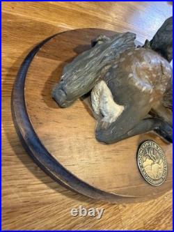 RARE BIG SKY Carvers Baby Elk Rocky Mountain Elk Foundation by Glenn Swanson