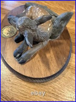 RARE BIG SKY Carvers Baby Elk Rocky Mountain Elk Foundation by Glenn Swanson