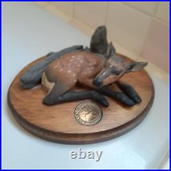 RARE BIG SKY Carvers Baby Elk Rocky Mountain Elk Foundation by Glenn Swanson