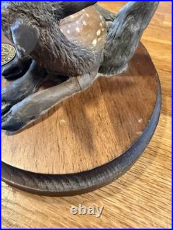 RARE BIG SKY Carvers Baby Elk Rocky Mountain Elk Foundation by Glenn Swanson