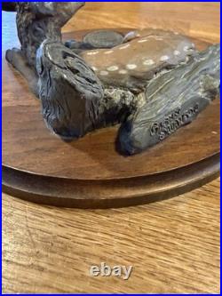 RARE BIG SKY Carvers Baby Elk Rocky Mountain Elk Foundation by Glenn Swanson