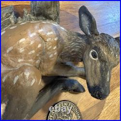RARE BIG SKY Carvers Baby Elk Rocky Mountain Elk Foundation by Glenn Swanson