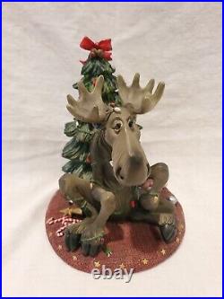 RARE Bearfoots Mooses Moose Christmas Tree Big Sky Carvers 2000 Figure NICE