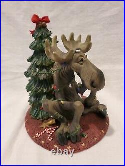 RARE Bearfoots Mooses Moose Christmas Tree Big Sky Carvers 2000 Figure NICE