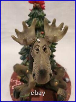 RARE Bearfoots Mooses Moose Christmas Tree Big Sky Carvers 2000 Figure NICE